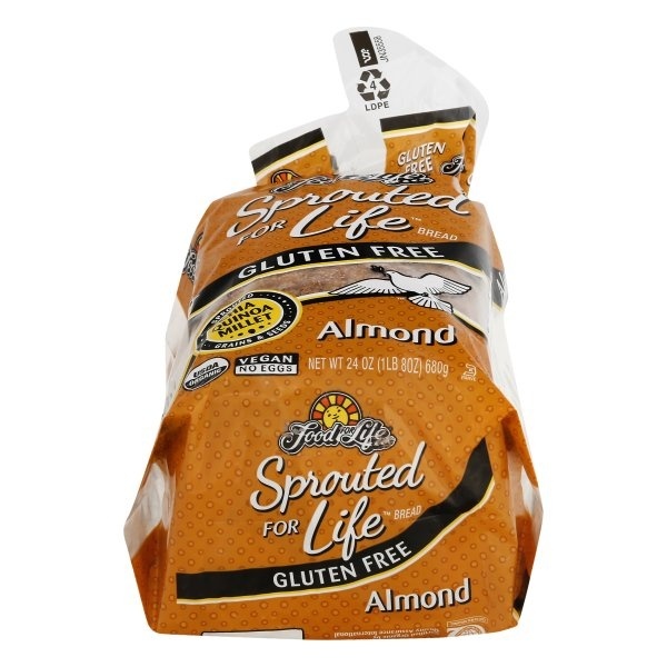 slide 1 of 3, Food for Life Bread Sprouted Almond Organic Bread, 24 oz