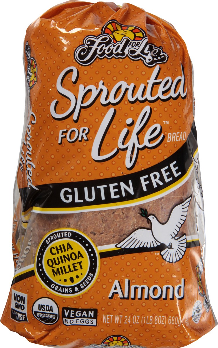 slide 9 of 9, Food for Life Bread Gluten Free Almond, 24 oz