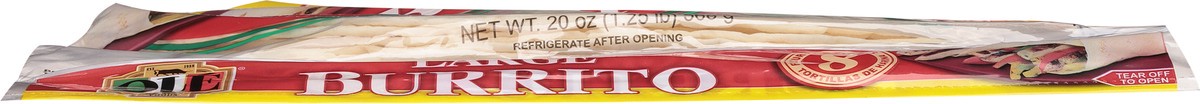 slide 4 of 9, Ole Large Burrito Shells, 20 oz