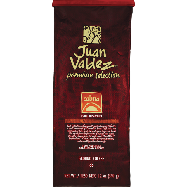 slide 1 of 1, Juan Valdez Colina Ground Coffee - 12 oz, 12 oz