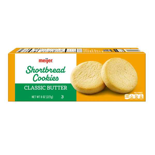 slide 3 of 29, Meijer Shortbread Cookies Original Butter, 8 oz