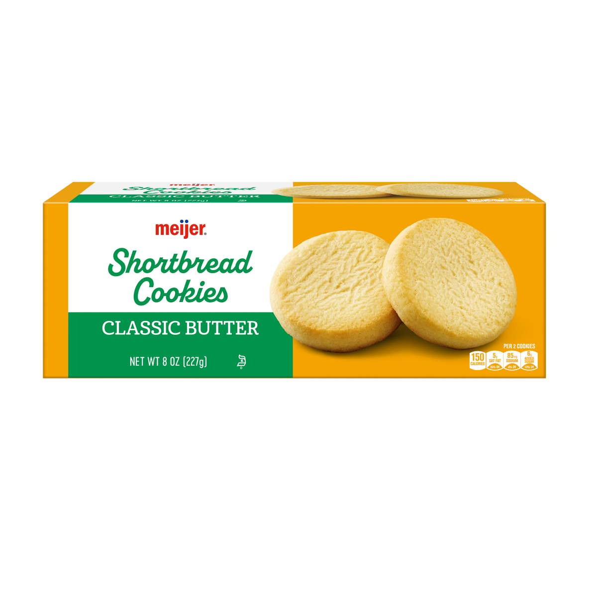 slide 1 of 29, Meijer Shortbread Cookies Original Butter, 8 oz