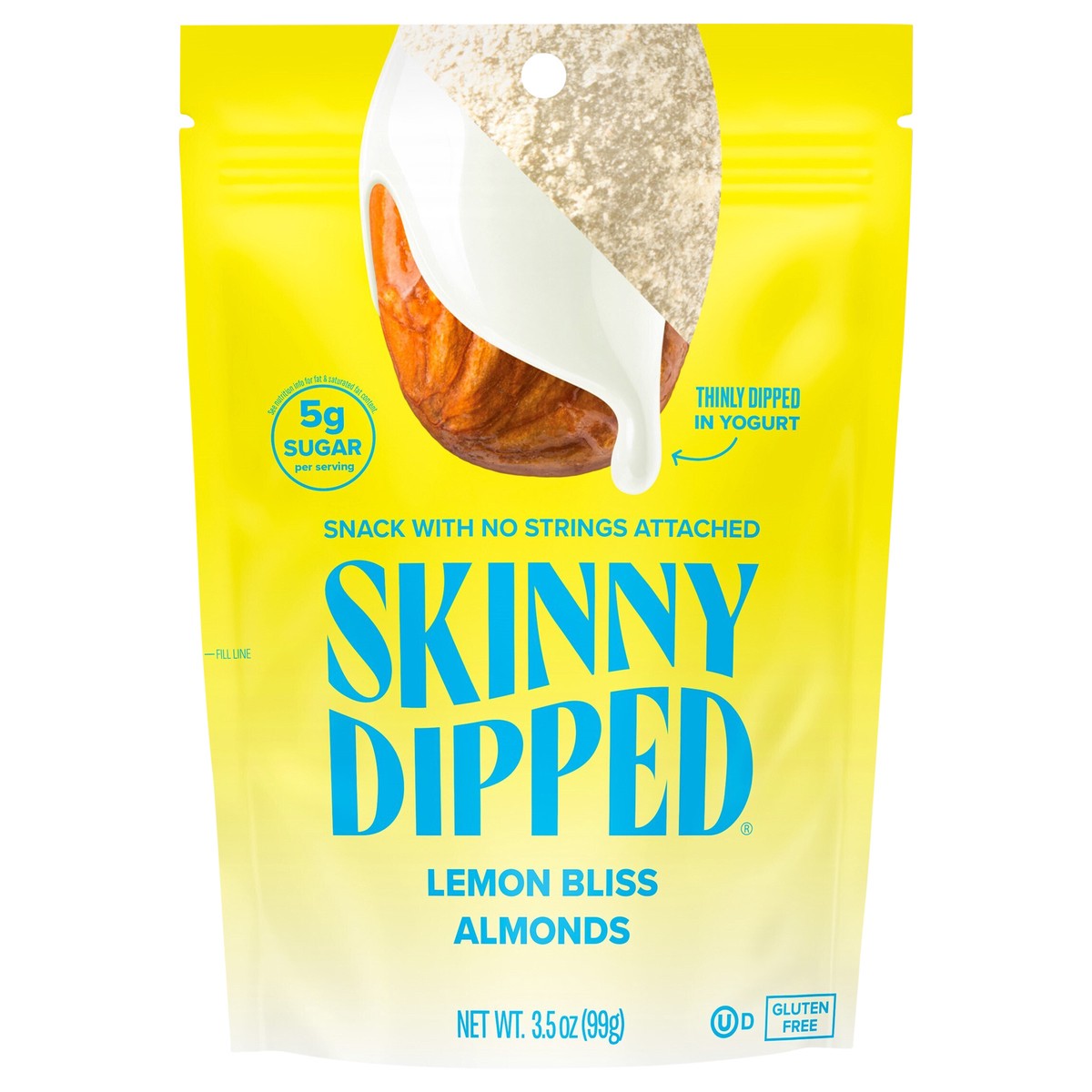 slide 1 of 9, SkinnyDipped Lemon Bliss Almonds, 3.5 oz