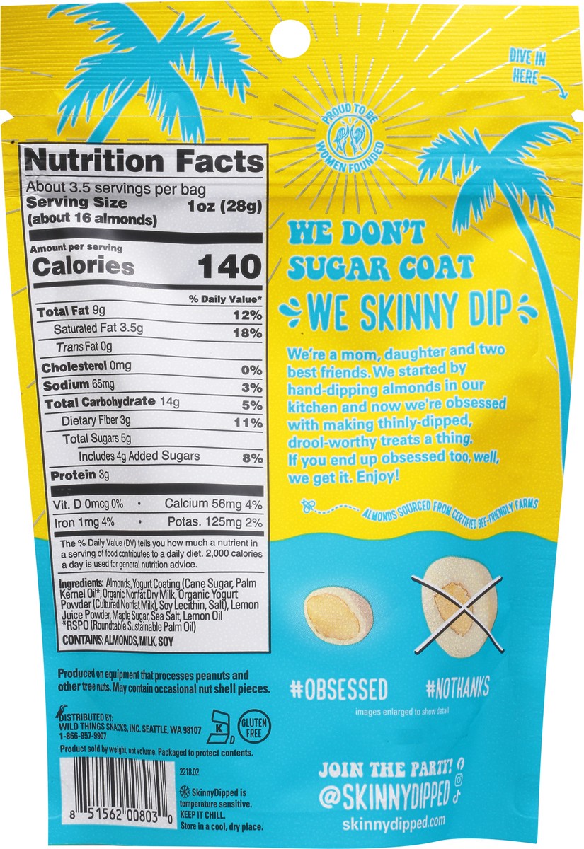 slide 9 of 9, SkinnyDipped Lemon Bliss Almonds, 3.5 oz