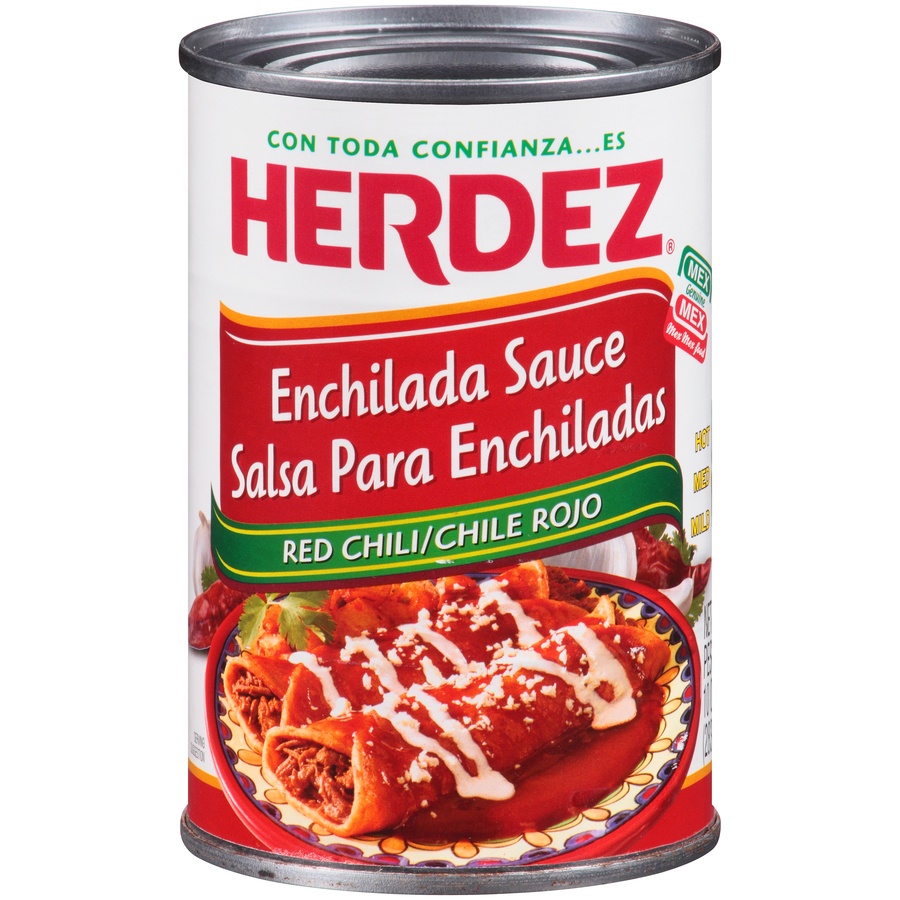 slide 1 of 1, Herdez Enchilada Sauce Red Chili, 10 oz