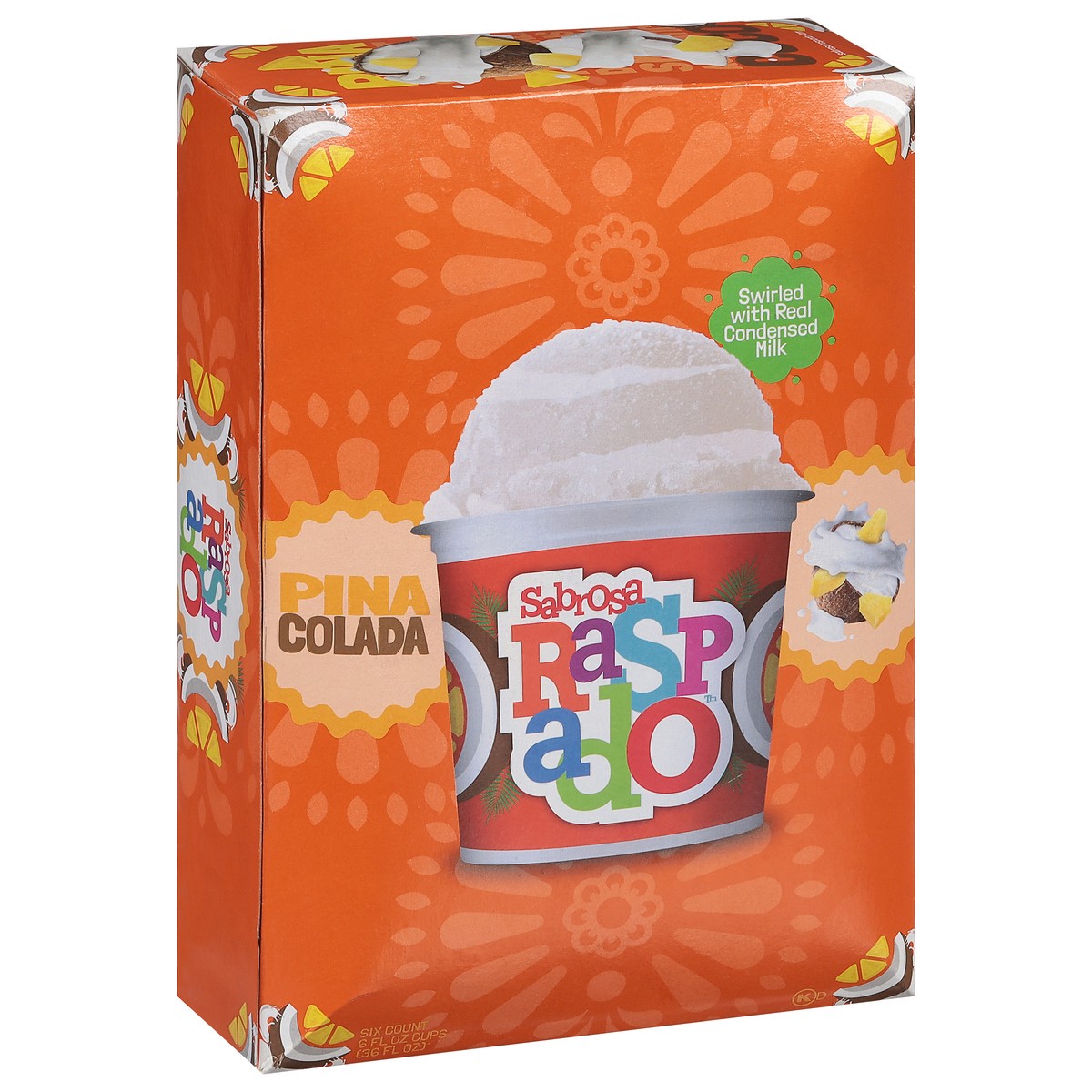slide 3 of 9, Sabrosa Raspado Lindy's Pina Colada Italian Ice Raspado Pina Colad 6Ct, 6 oz