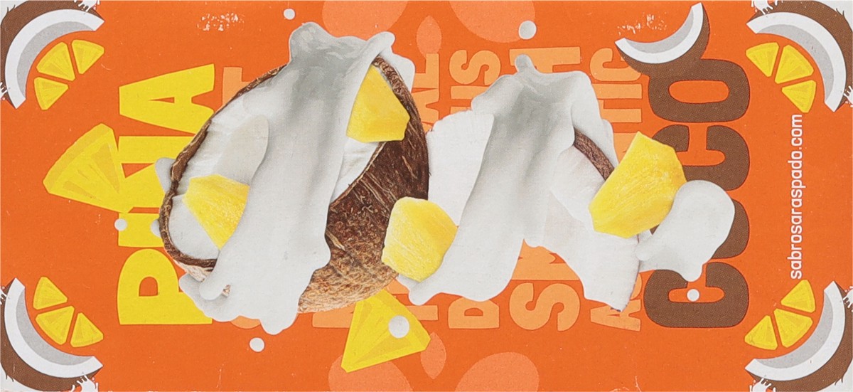 slide 7 of 9, Sabrosa Raspado Lindy's Pina Colada Italian Ice Raspado Pina Colad 6Ct, 6 oz