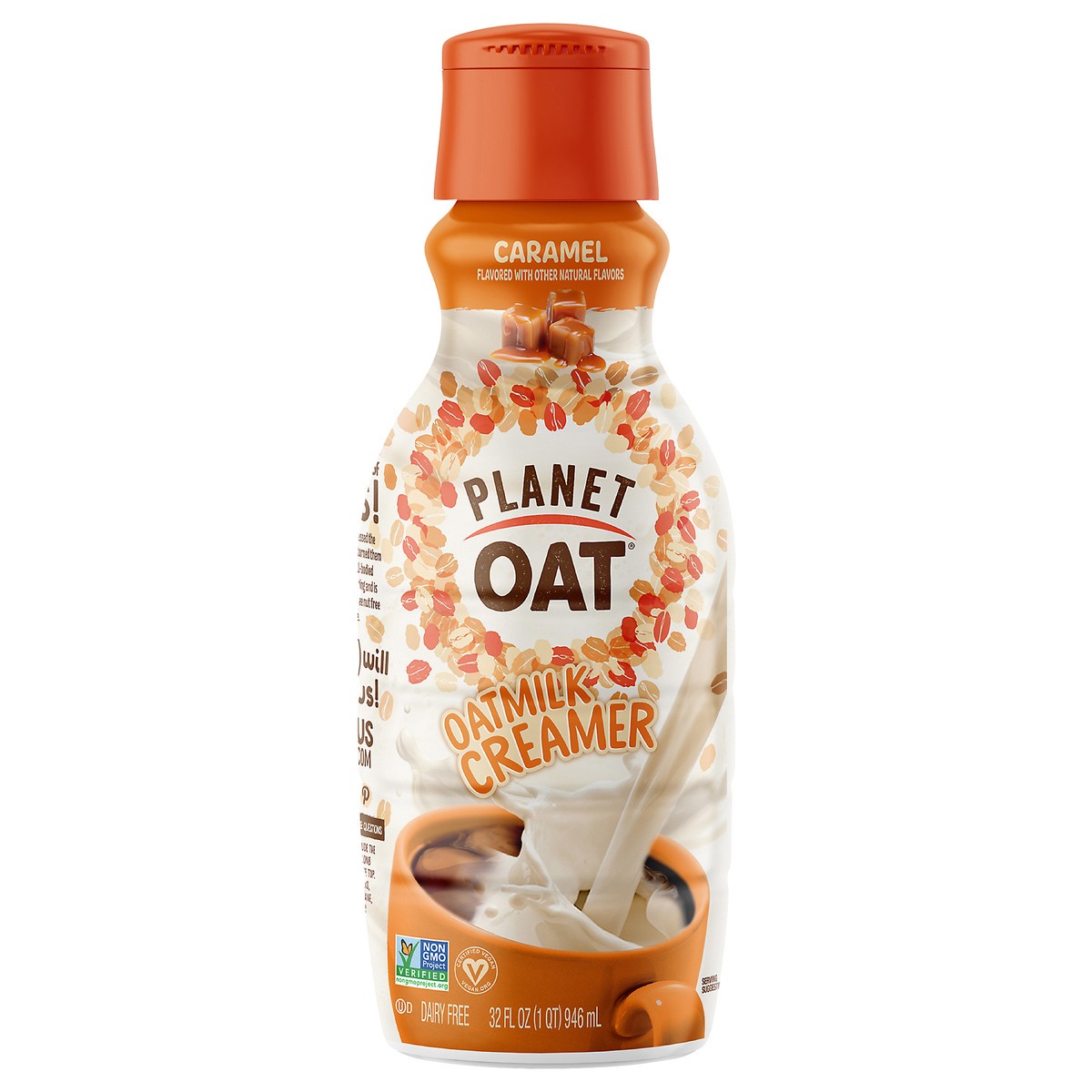slide 1 of 7, Planet Oat Caramel Coffee Creamer- 32 fl oz, 32 fl oz