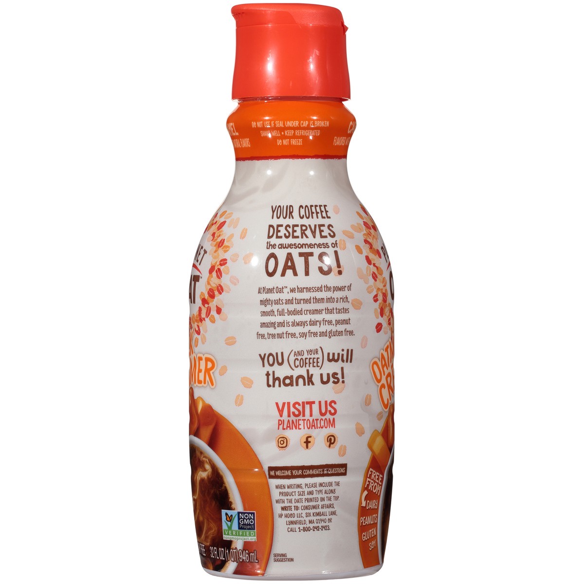 slide 4 of 7, Planet Oat Caramel Oatmilk Creamer 32 fl. oz. Bottle, 32 fl oz