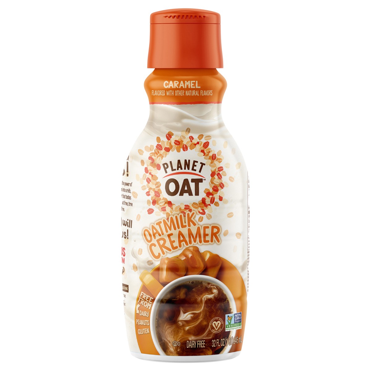 slide 1 of 7, Planet Oat Caramel Coffee Creamer- 32 fl oz, 32 fl oz