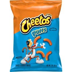 Cheetos Puffs Cheese Flavored Snacks 2 5/8 Oz