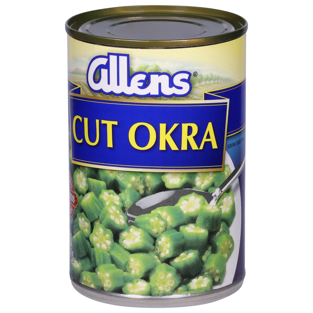 slide 7 of 13, Allens Cut Okra 14.5 oz, 14.5 oz