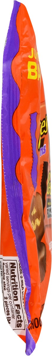 slide 2 of 12, REESE'S Assorted Milk Chocolate Snack Size Peanut Butter Shapes, Halloween Candy Jumbo Bag, 14.4 oz, 14.40 oz