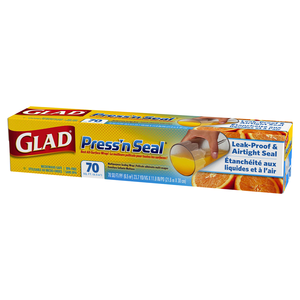 slide 3 of 3, Glad Press'n Seal Wrap, 70 ft