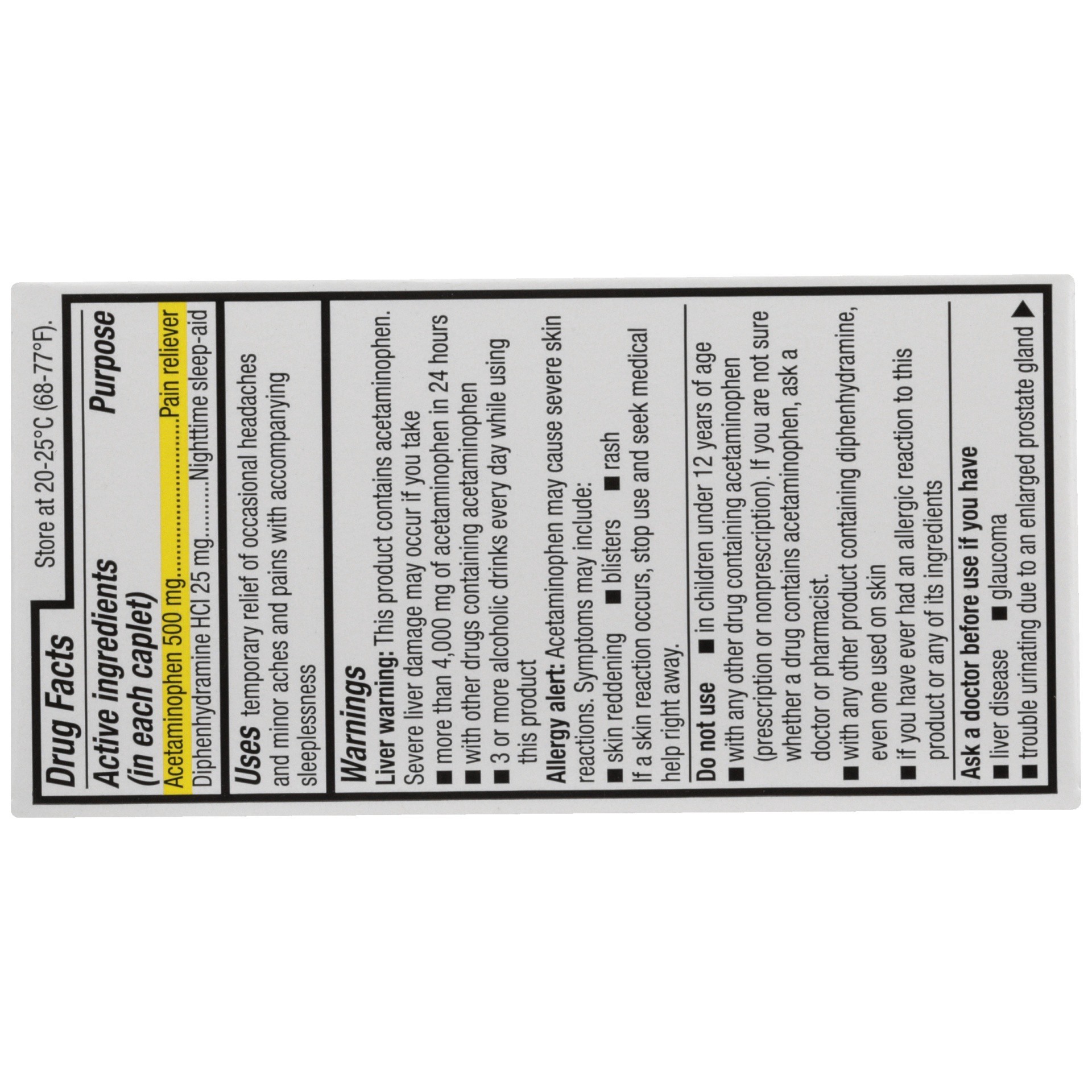 slide 2 of 6, TopCare Pain Relief PM Extra Strength, 50 ct