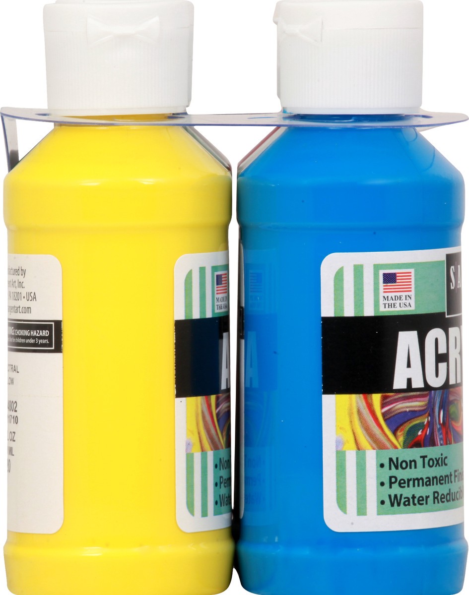 slide 3 of 11, Sargent Art Assorted Acrylic Paint 6 ea, 6 ct