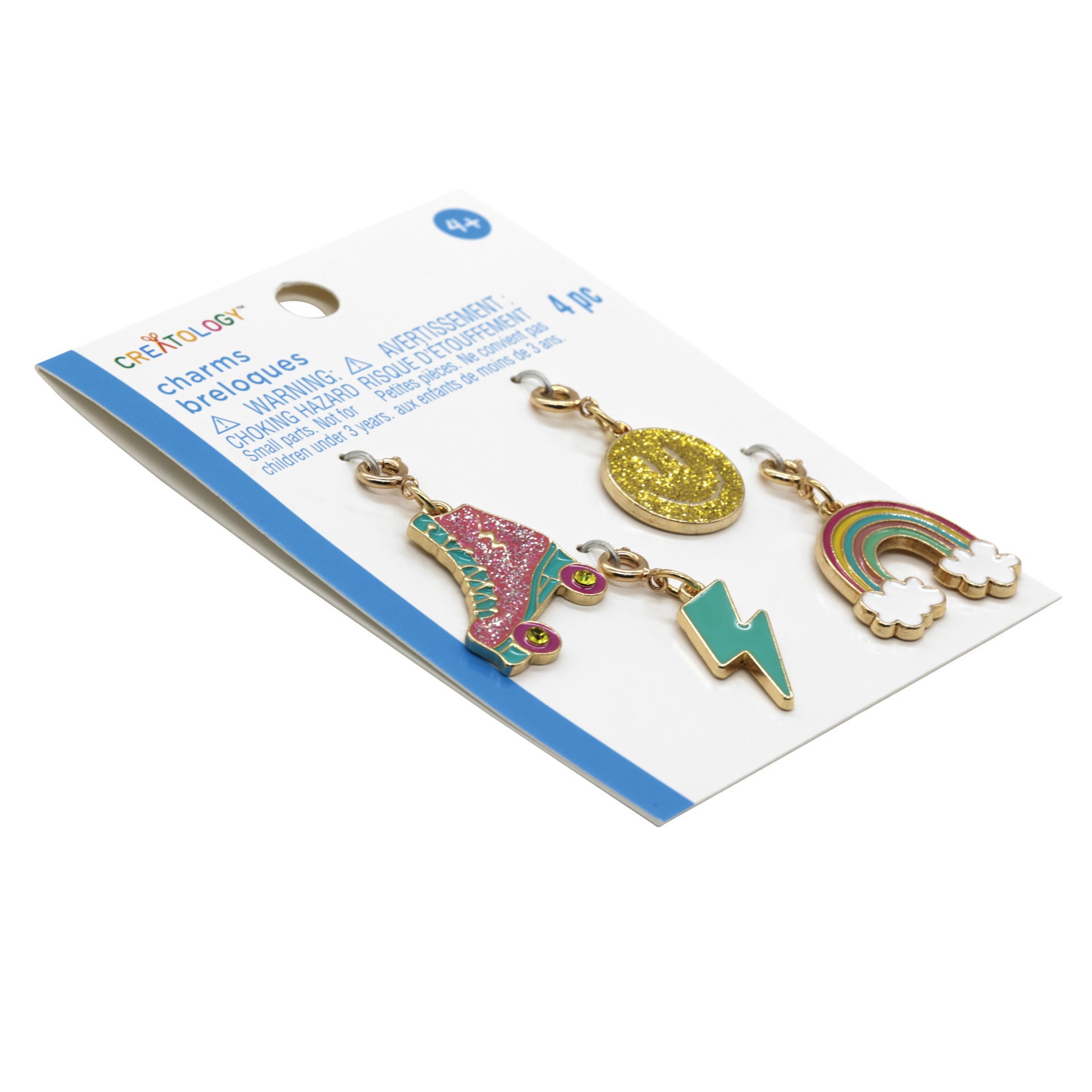 slide 5 of 6, Retro Charms By Creatology, 4ct., 4 ct