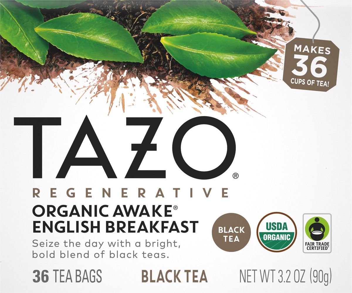 slide 2 of 4, TAZO TB ORG FT Awake 4 36ct, 36 ct