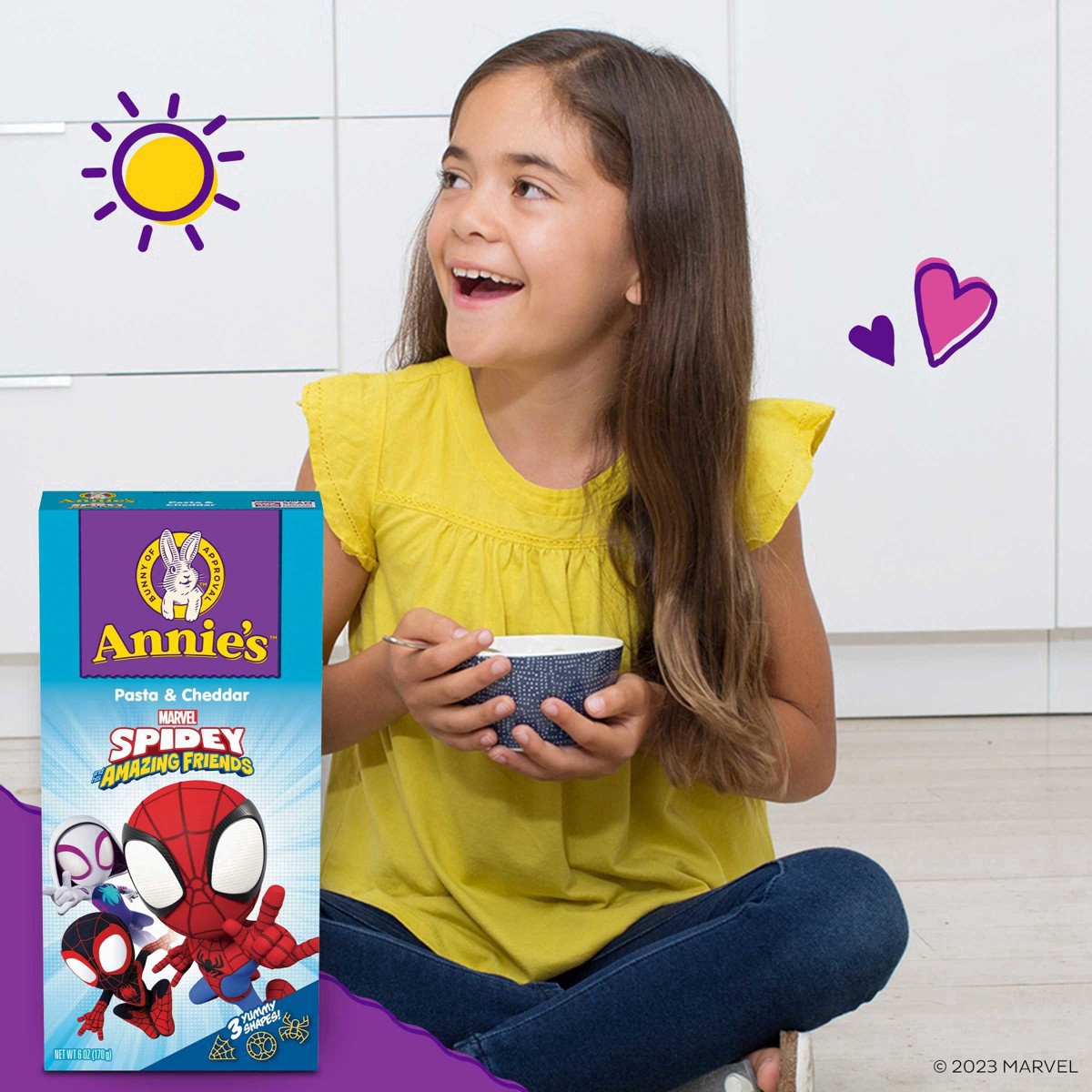 slide 6 of 31, Annie's Marvel Spidey and His Amazing Friends Pasta and Cheddar, Made with Organic Pasta and Real Cheese, 6 oz, 6 oz