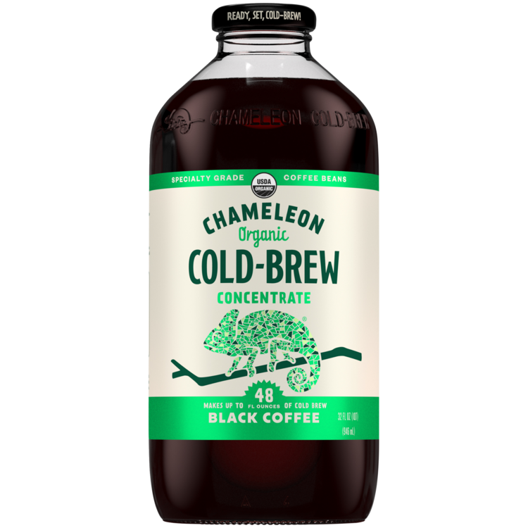 slide 4 of 5, Chameleon Cold-Brew Organic Cold Brew Concentrate Black Coffee, 32 oz