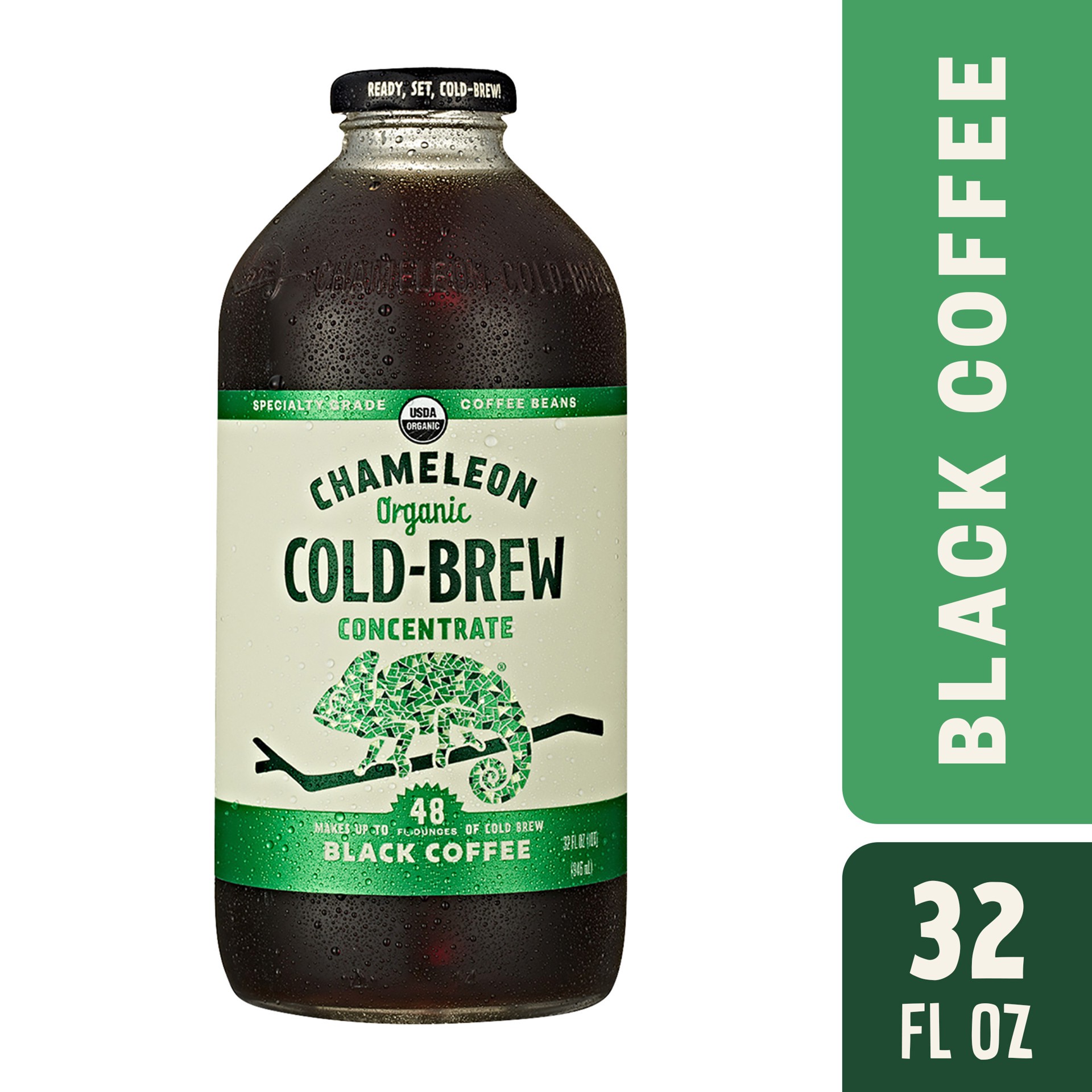 slide 1 of 5, Chameleon Cold-Brew Organic Cold Brew Concentrate Black Coffee, 32 oz