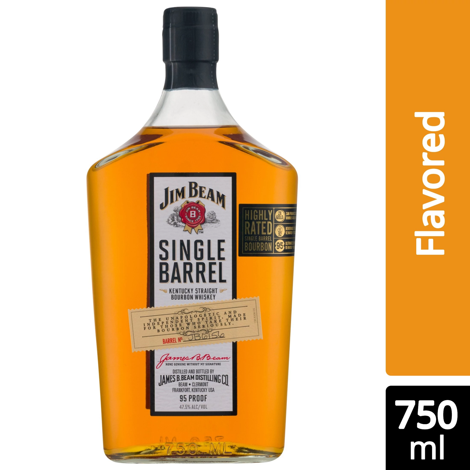 slide 1 of 2, Jim Beam Whiskey 750 ml, 750 ml