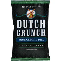 Old Dutch Crunch Sour Cream & Dill Kettle Potato Chips - 9 oz