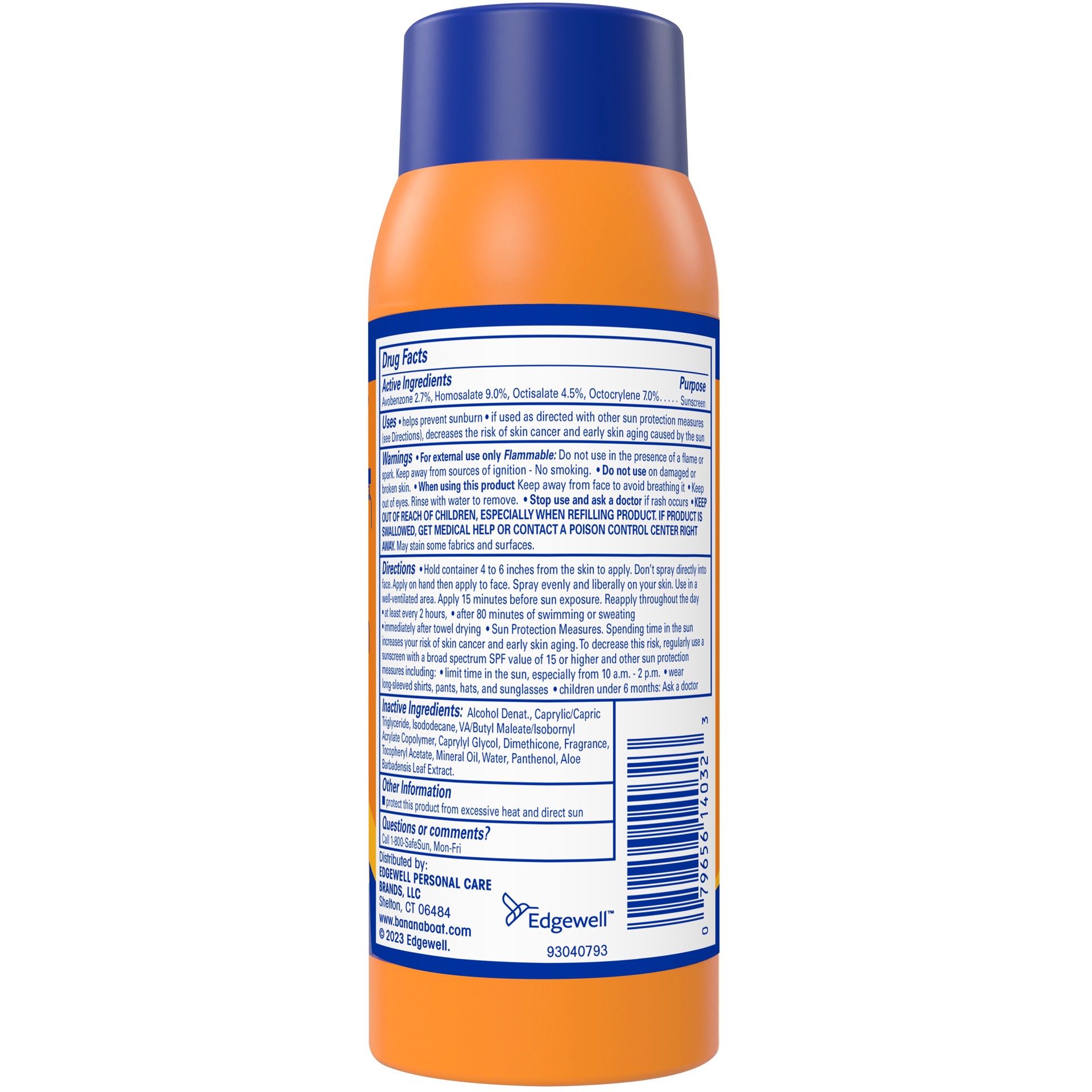 slide 4 of 8, Banana Boat Sport 360 Coverage Sunscreen Mist Refill SPF 50+, Spray Sunscreen Refill, 5.5oz, 5.5 fl oz