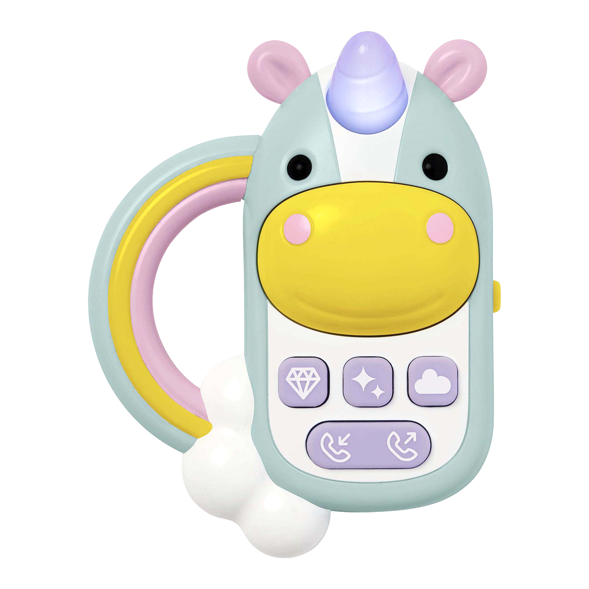 slide 1 of 9, Skip Hop Zoo Unicorn Phone, 1 ct