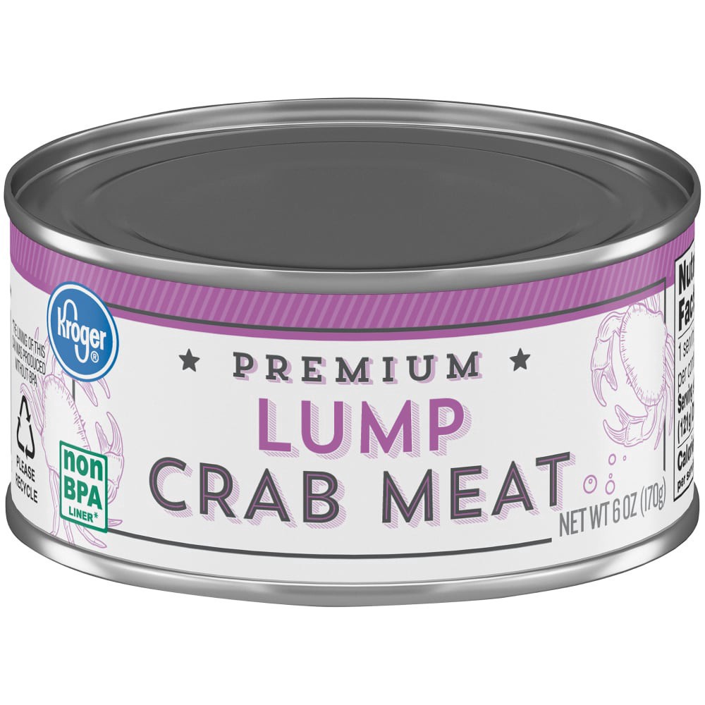 slide 1 of 5, Kroger Premium Lump Crab Meat, 6 oz