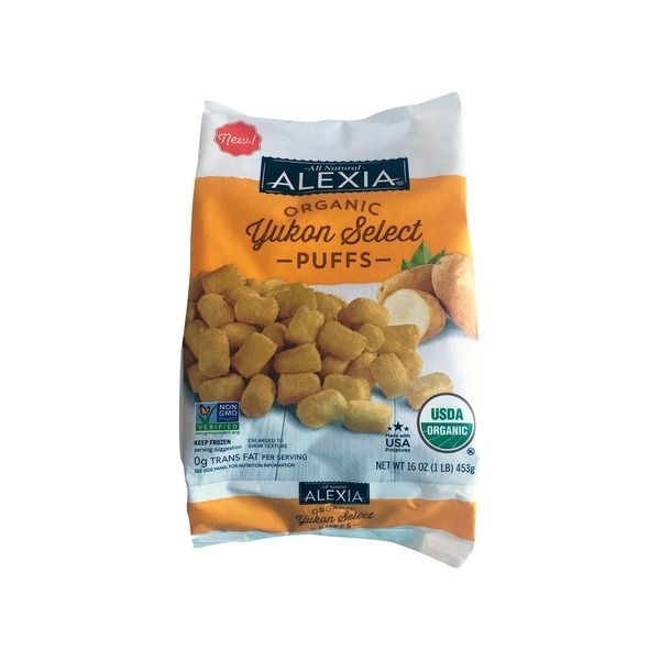 slide 1 of 7, Alexia Organic Yukon Select Potato Puffs, 16 oz
