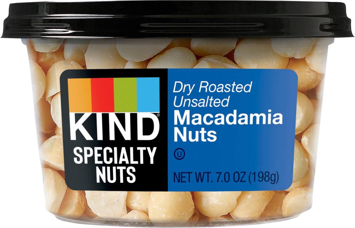 slide 3 of 4, KIND Dry Roasted Unsalted Macadamia Nuts, 7.0 OZ, 7 oz