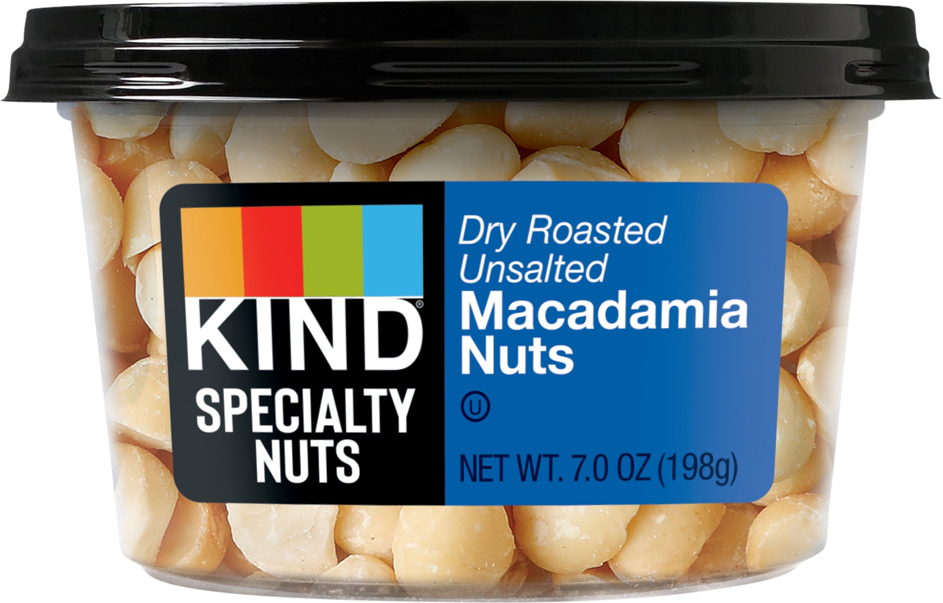 slide 1 of 4, KIND Dry Roasted Unsalted Macadamia Nuts, 7.0 OZ, 7 oz