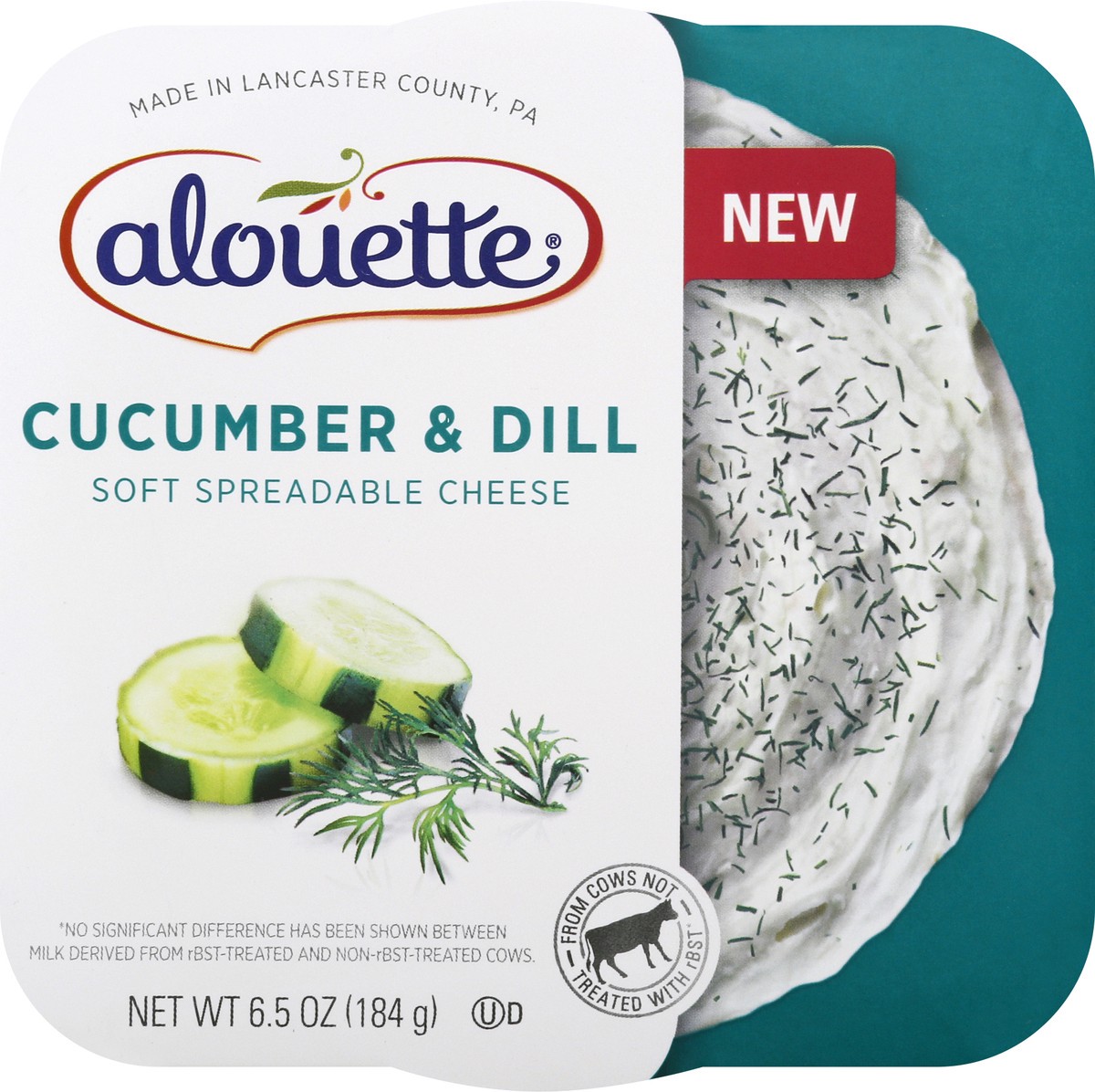 slide 1 of 9, Alouette Cucumber Dill Cumber Dill Cheese, 6.5 oz