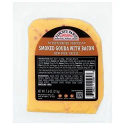 Yancey's Fancy New York Smoked Gouda with Bacon Cheese 7.6 oz