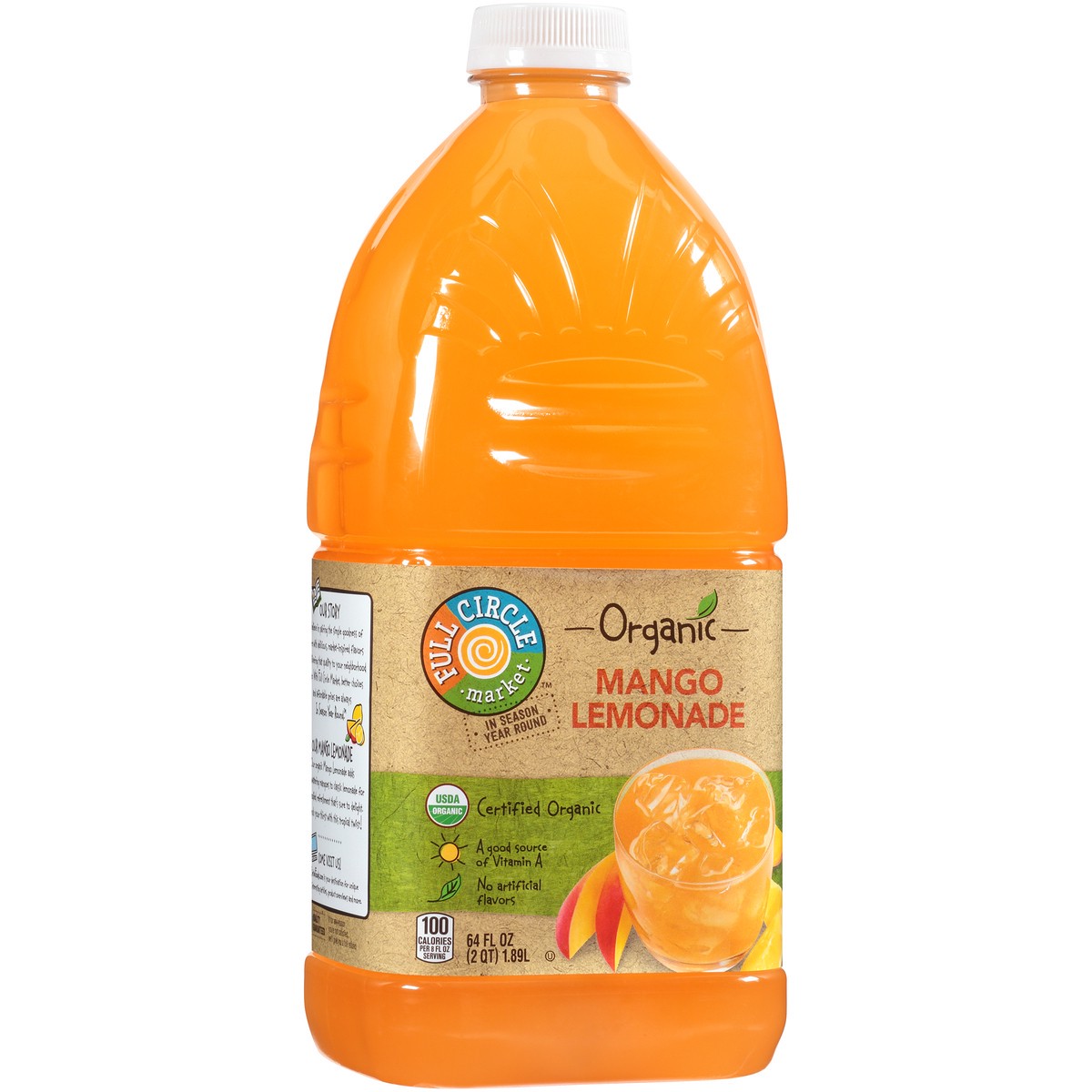 slide 2 of 12, Full Circle Market Mango Lemonade, 64 fl oz