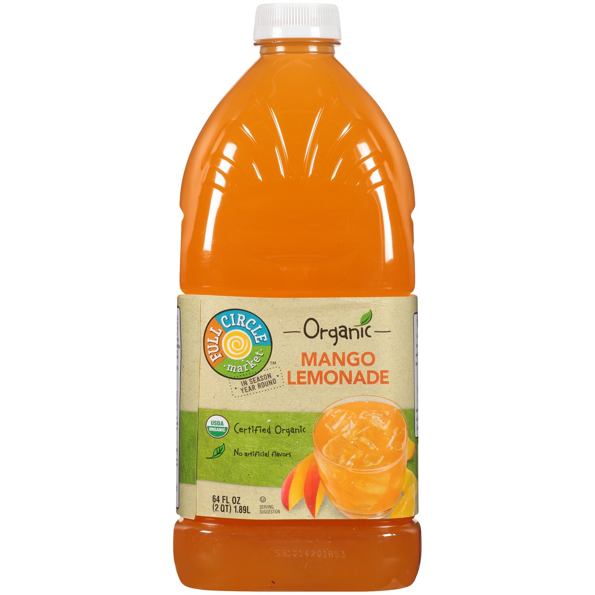 slide 6 of 12, Full Circle Market Mango Lemonade, 64 fl oz