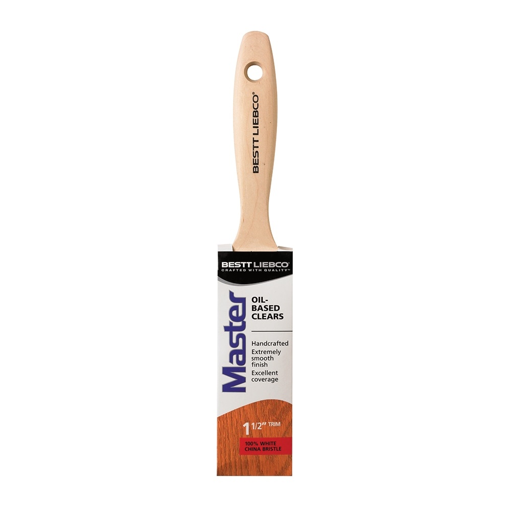 slide 1 of 1, Bestt Liebco Master Oil-Based Clears Trim Brush, 1.5 in