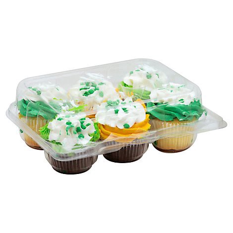 slide 1 of 1, Bakery Cupcake Assorted With Whip 6 Count - Each, 6 ct