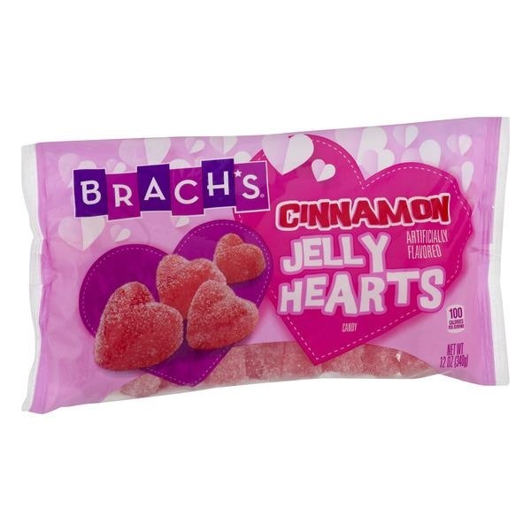 slide 1 of 2, Brach's Cinnamon Jelly Hearts, 12 oz
