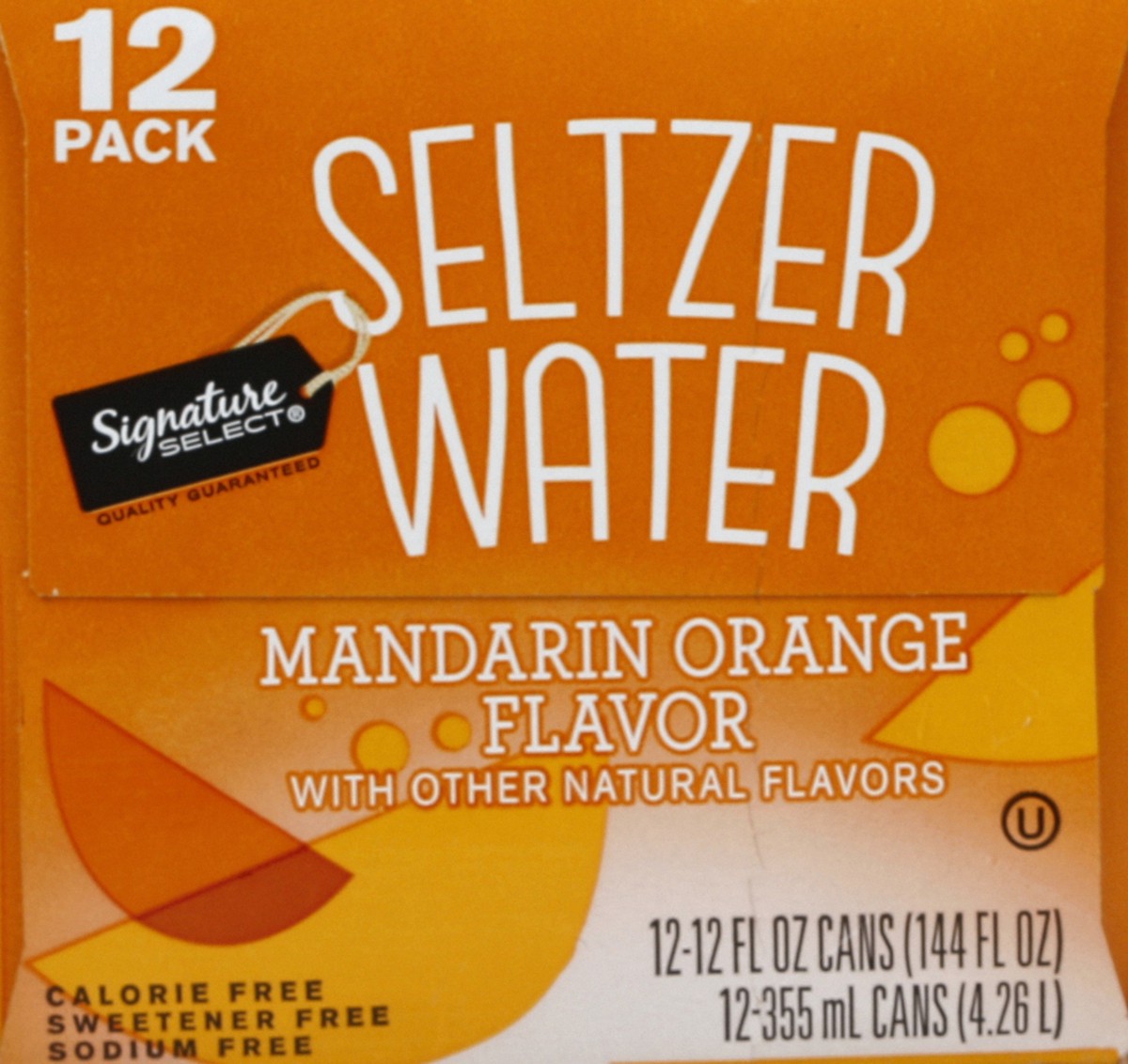 slide 6 of 7, Signature Select Seltzer Water 12 ea, 12 ct