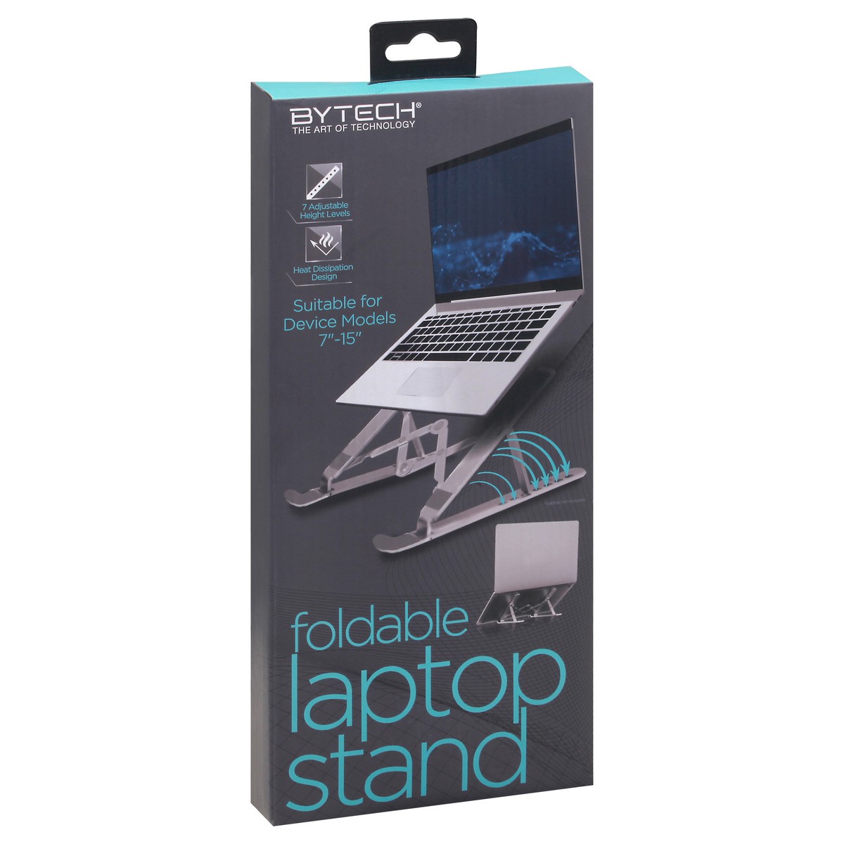 slide 4 of 12, ByTECH Foldable Laptop Stand 1 ea, 1 ct