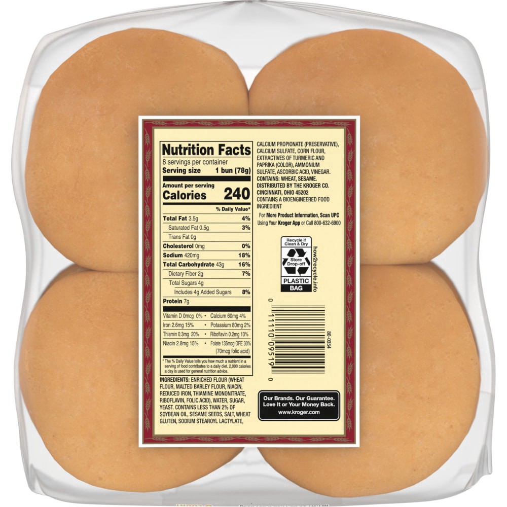 slide 6 of 9, Western Hearth Golden Sesame Extra Large Enriched Sandwich Buns, 8 ct; 22 oz