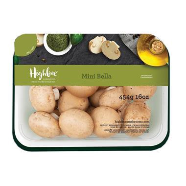 slide 1 of 1, Highline Whole Baby Bella Mushrooms, 16 oz
