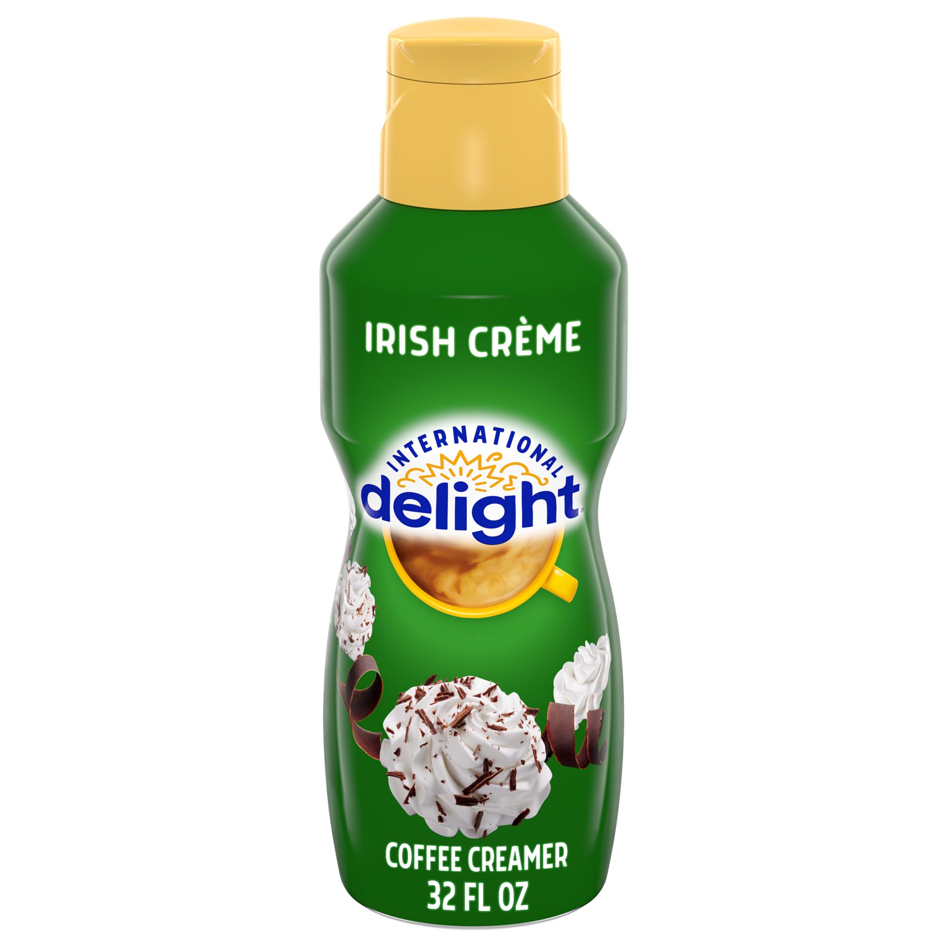 slide 1 of 5, International Delight Coffee Creamer, Irish Creme, Refrigerated Flavored Creamer, 32 FL OZ Bottle, 32 fl oz