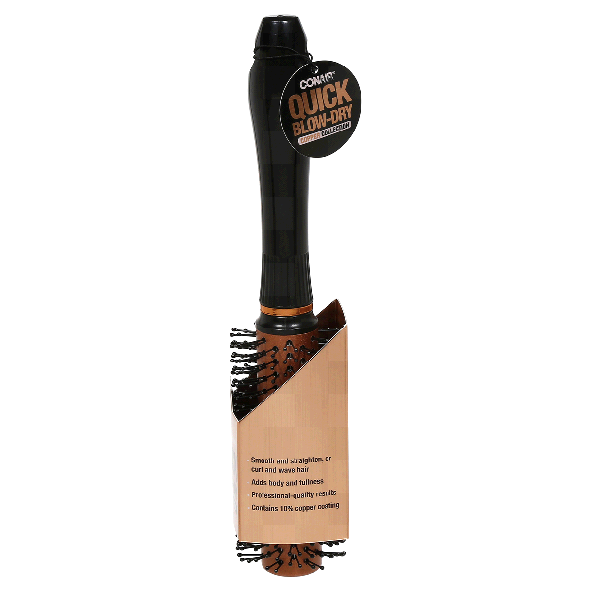 Conair Copper Collection Quick Blow Dry Round Brush 1 ct Shipt