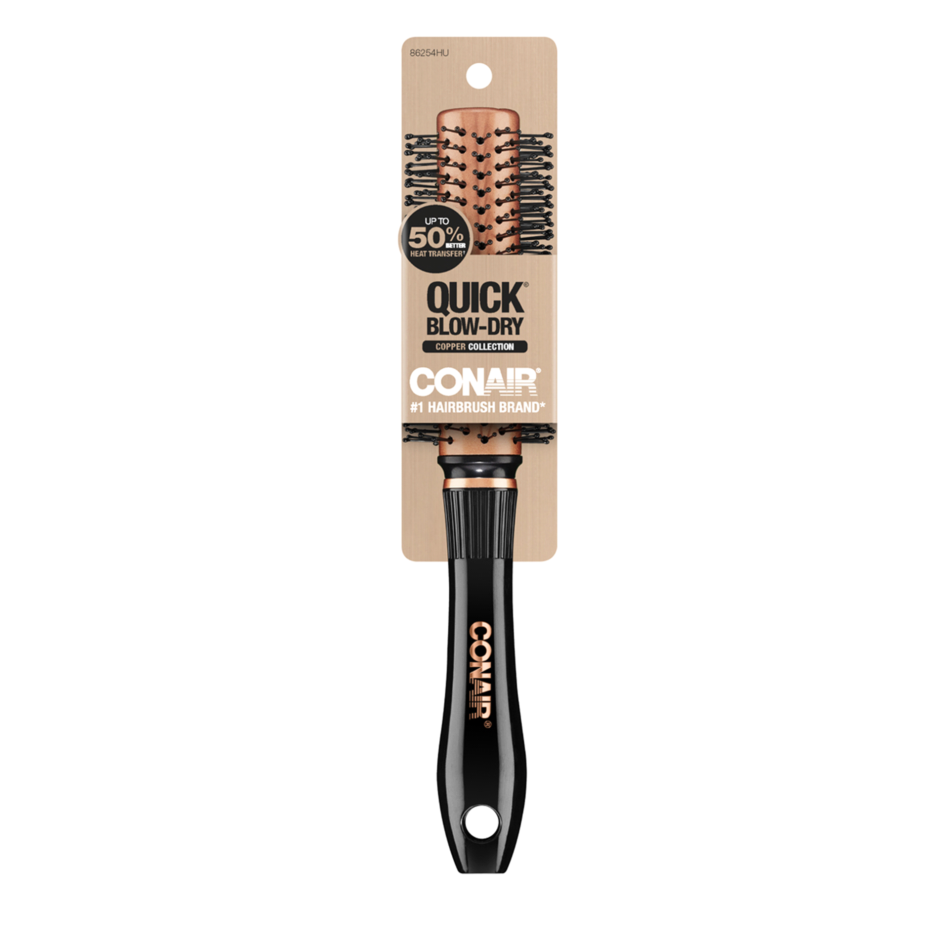 Conair Copper Collection Quick Blow Dry Round Brush 1 ct Shipt
