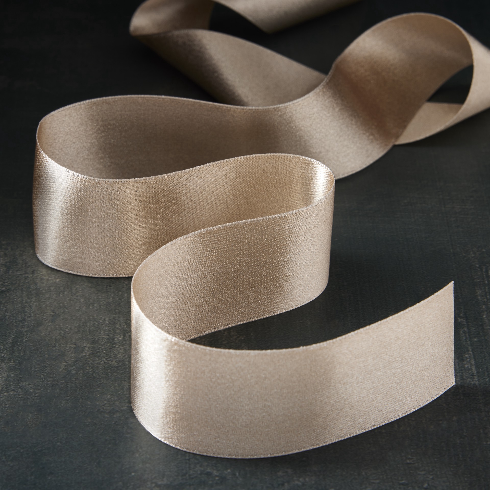 slide 2 of 4, 1.5" X 3yd. Metallic Satin Ribbon By Celebrate It, 1.5 in x 3 yd