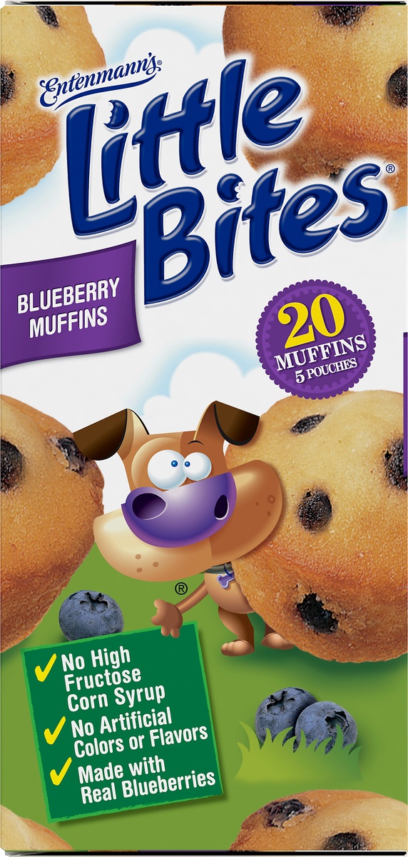 slide 4 of 7, Entenmann’s Little Bites Blueberry Muffins, 5 pk; 4 ct; 8.25 oz
