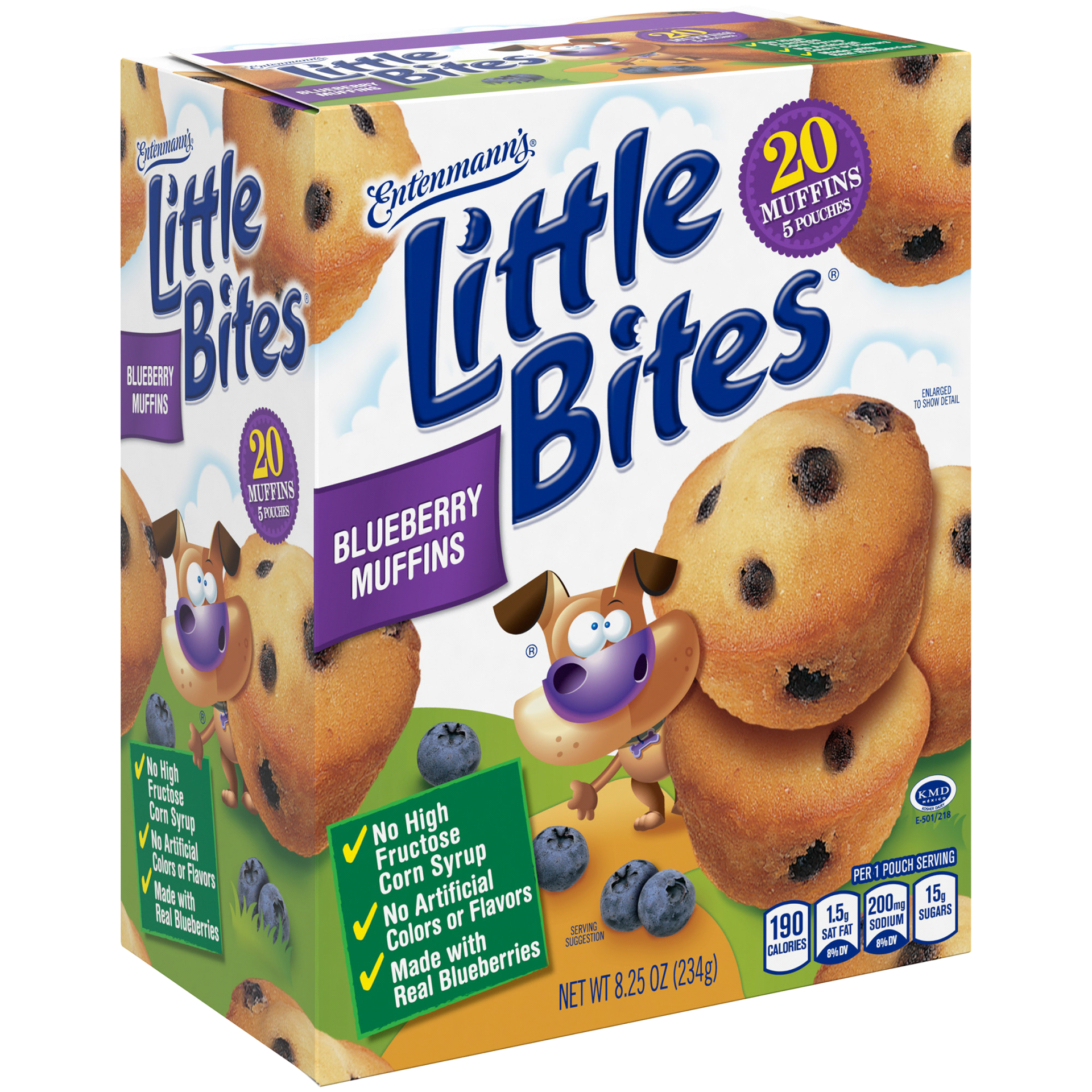 slide 4 of 20, Entenmann's Little Bites Blueberry Muffins, 5 packs, Mini Muffins, 8.25 oz Box, 5 ct